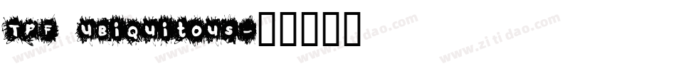 TPF Ubiquitous字体转换